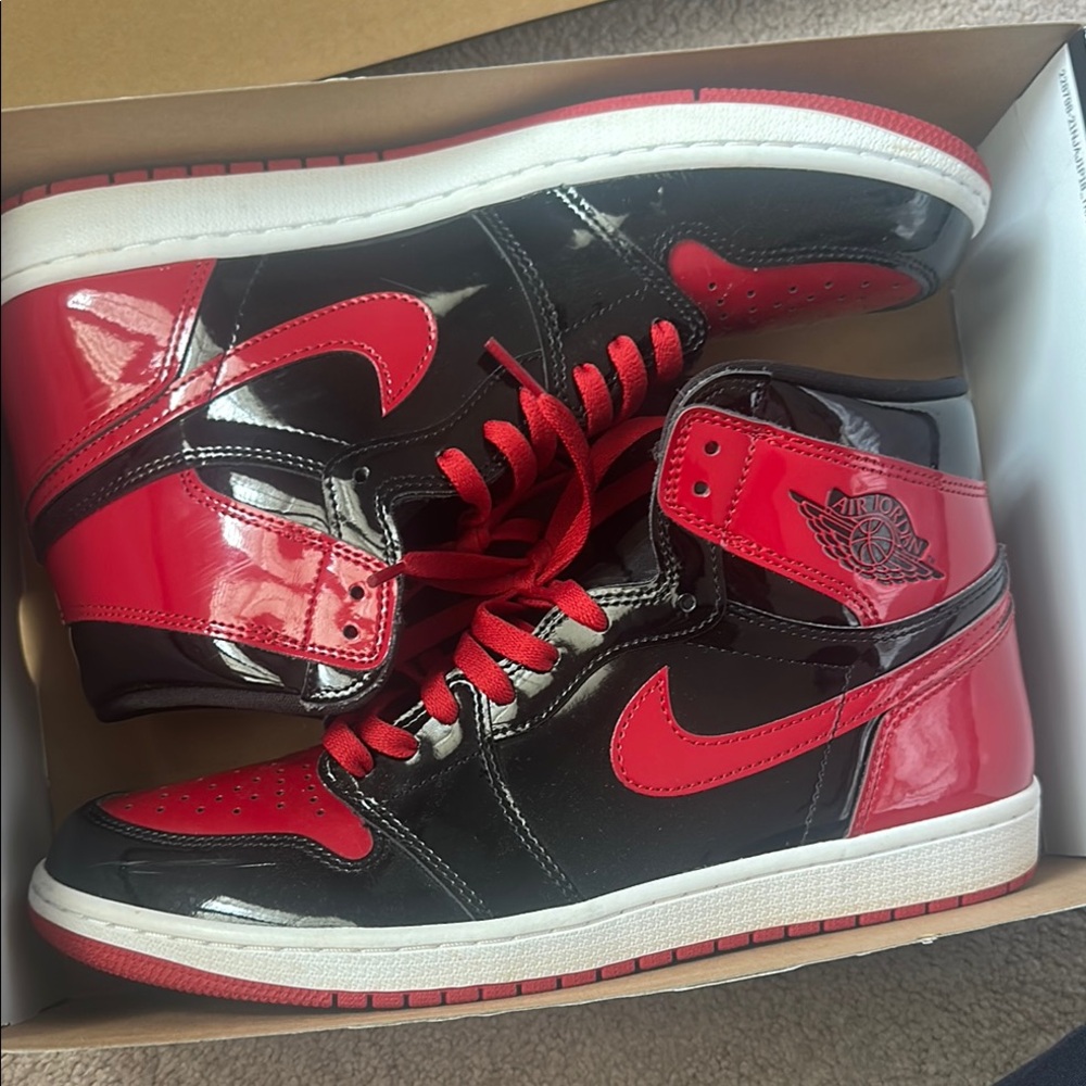 Nike Air Jordan 1 Retro High OG Black and Red Sneakers